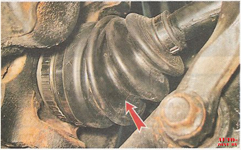 Проверка технического состояния приводов передних колёс Honda CR-V