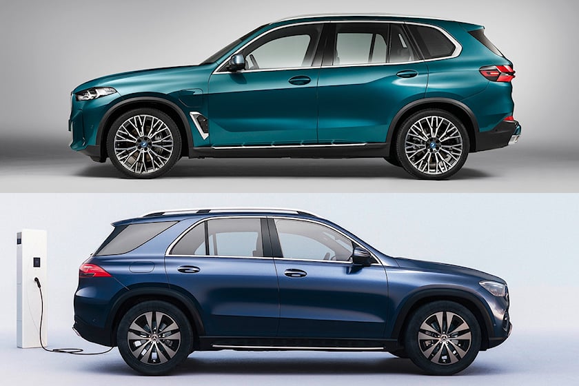 Сравнение шикарных среднеразмерных внедорожников: Bmw X5 2024 года и Mercedes Benz Gle Класс